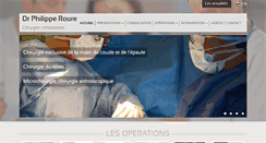 Desktop Screenshot of docteurphilipperoure.com