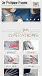 Mobile Screenshot of docteurphilipperoure.com